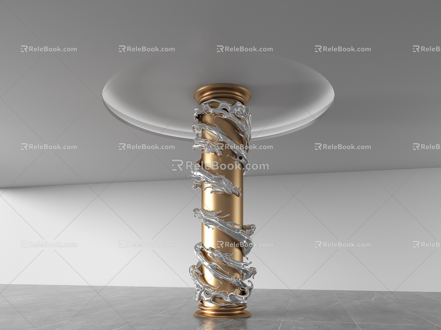 Modern Column 3d model