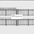 Different Styles of Iron Fence with Spiked Tops and Flat Rail Designs