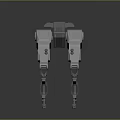 Modern Robot Assistant Small Robot Butler 3d model