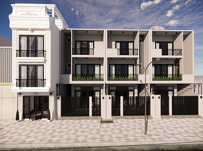 Townhouse 3d model