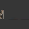 Three Different Shaped Metal Grid Frames With Structured Geometric Design Elements