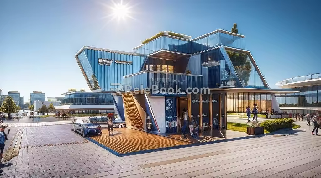 Coffee bar container transformation 3d model