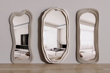 modern mirror floor mirror dressing mirror 3d model