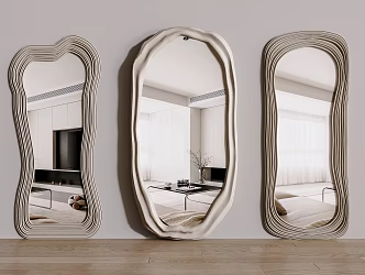 modern mirror floor mirror dressing mirror 3d model