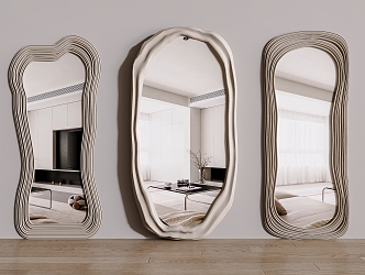 modern mirror floor mirror dressing mirror 3d model