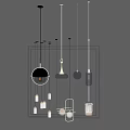 Modern Pendant Lights With Stylish Metal Glass Spherical Cylindrical And Candle Shaped Designs