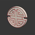 Carved Pattern Carved Decorative Parts Building Components 3d model