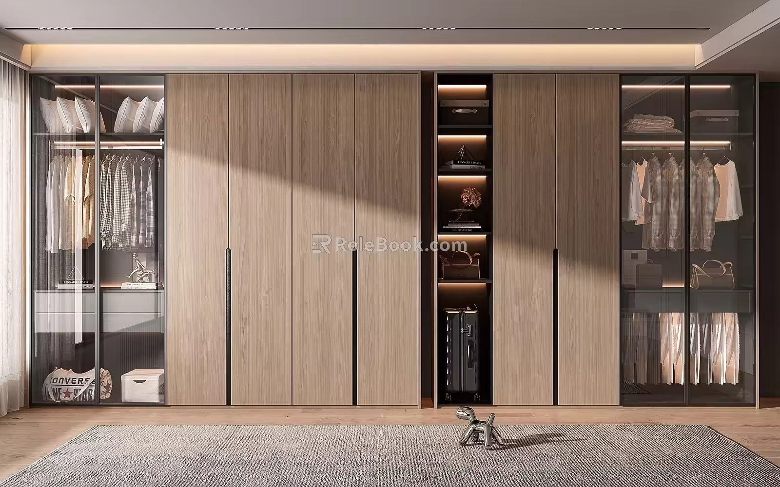 Modern wardrobe 3d model