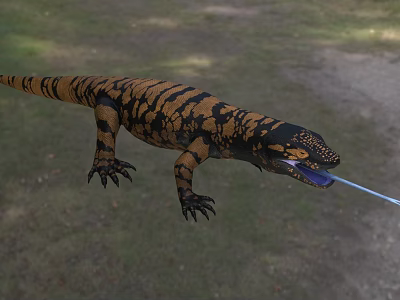 Light of Scalosaurus Ancient Saniva Lizard Giant Lizard Prehistoric Animal 3d model
