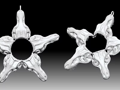 Modern Pendant Tyrannosaurus Rex Pendant 3d model