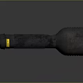 Black Handheld Flashlight With Textured Grip Large Head And Yellow Accents