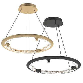 Modern Simple Light Luxury Chandelier Simple Light Luxury Chandelier Restaurant Chandelier 3d model