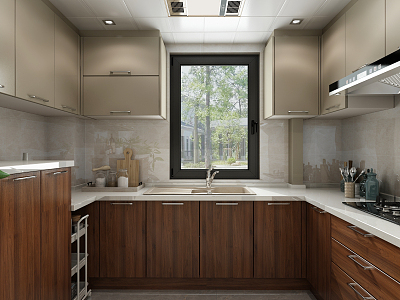 Modern Kitchen Cabinets model