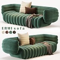 Modern Multiplayer Sofa Double Sofa Light Sofa ERMI Sofa Double Sofa Light Sofa Sofa 3d model