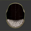 Soft Brown Black Fur Hat with Ear Flaps and Fluffy Fur Crown Design