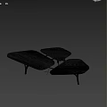 Modern Elegant Coffee Table With Artistic Metal Legs And Sleek Surface Design For Living Room