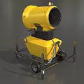 Snowmaker Sprinkler Sprayer Fan Snowmaker Simple Model Snowmaker Low Model Low Face Number Snowmaker Game Snowmaker Simple Model Sprinkler 3d model