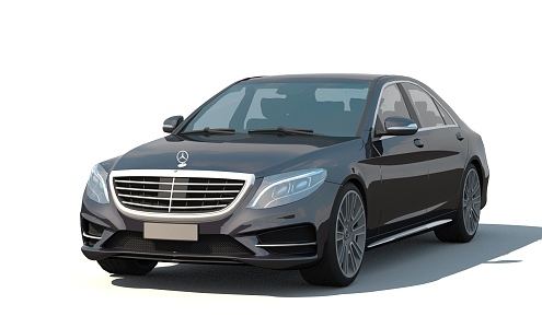 Mercedes-Benz S-Class 2014 MercedesBenz with Less Mold Surface 3d model