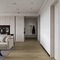Modern Living Dining Room Interior Design With Sofa Coffee Table TV Cabinet And Area Rug