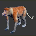 Monkey Cartoon Monkey Anime Monkey Stylized Monkey Fantasy Style Monkey Toy 3d model