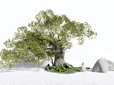 Modern Tree Landscape Tree model