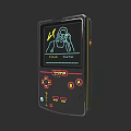 Retro Style Electric Toy Handheld Game Console With AB Buttons Game Screen And Cartoon Character