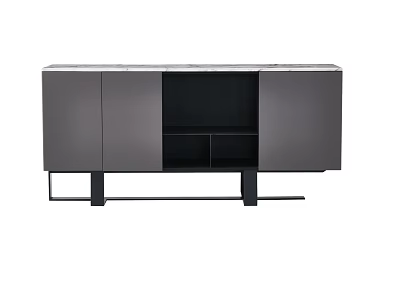 Modern Sideboard With Sleek Design And Spacious Storage Compartments 3d model