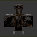 Vintage Industrial Transformer Featuring Rusty Metal Casing Red Insulators And Cooling Fins