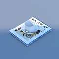 Stylish White Cup And Spoon On Kandinsky Art Book For Daily Use