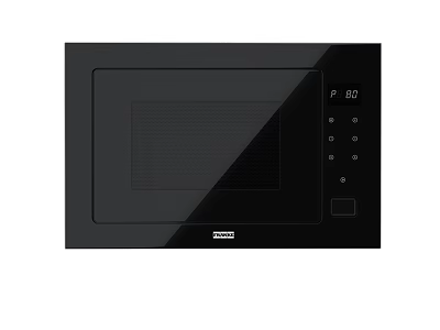 Modern Black Microwave Oven With Digital Control Panel For Kitchen Use 3d model