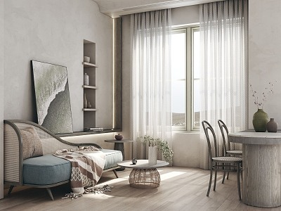 The Silent Living Room 3d model