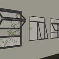 Modern Casement Windows With Sleek Black Frames And Clear Glass In Open Position