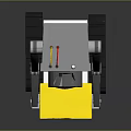 Industrial Robot Single Wheel Robot Double Wheel Robot Assistant Small Robot 3d model