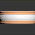 Modern Copper And Silver Textured Ring Fashion Accessory For Daily Wear