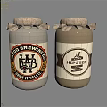 Cracker Box Container Gift Box Packaging Box Brand Packaging Holiday Gift Box 3d model