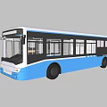 modern bus 3d model