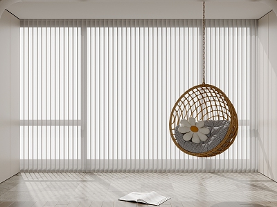Modern Balcony Hanging Chair 3d model