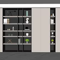 Bookcase combination 3d model