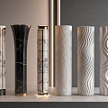 Modern Decorative Columns Pillar Architectural Columns Styling Columns Special-shaped Columns 3d model