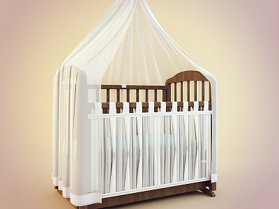 Modern Crib Children's Bed model