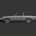 Hyundai sports car Convertible Car Convertible Car Vehicle Car Private Car Sedan 3d model