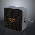 Klipsch Portable Electronic Speaker With Square Honeycomb Design And Wired Connection