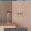 Modern lamp combination simple flying saucer lamp 3d model
