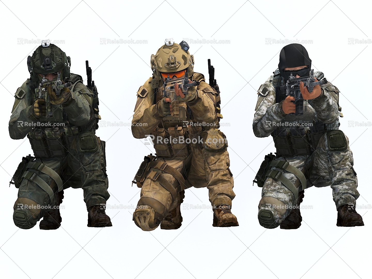 Special Forces Soldier Warrior 3d model