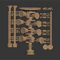 modern engine car engine car engine car engine vehicle 3d model