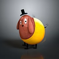 Modern game character sheep cartoon sheep anime sheep 3d model