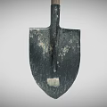 Durable Hardware Tool Shovel With Metal Blade And Wooden Handle For Construction And Gardening Use