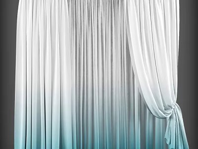 Curtains 3d model