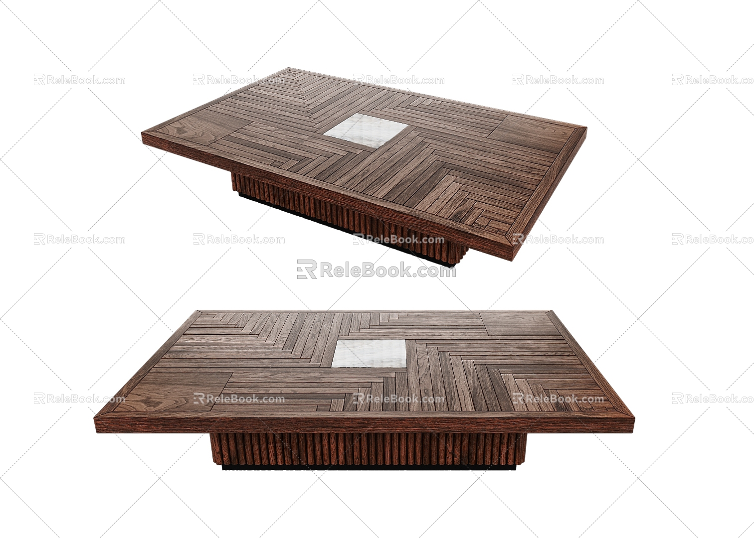 -Ji Tea Table Tea Table Solid Wood Tea Table Log Tea Table Middle Ancient Tea Table 3d model