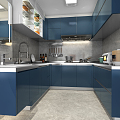 Modern Kitchen 3d model